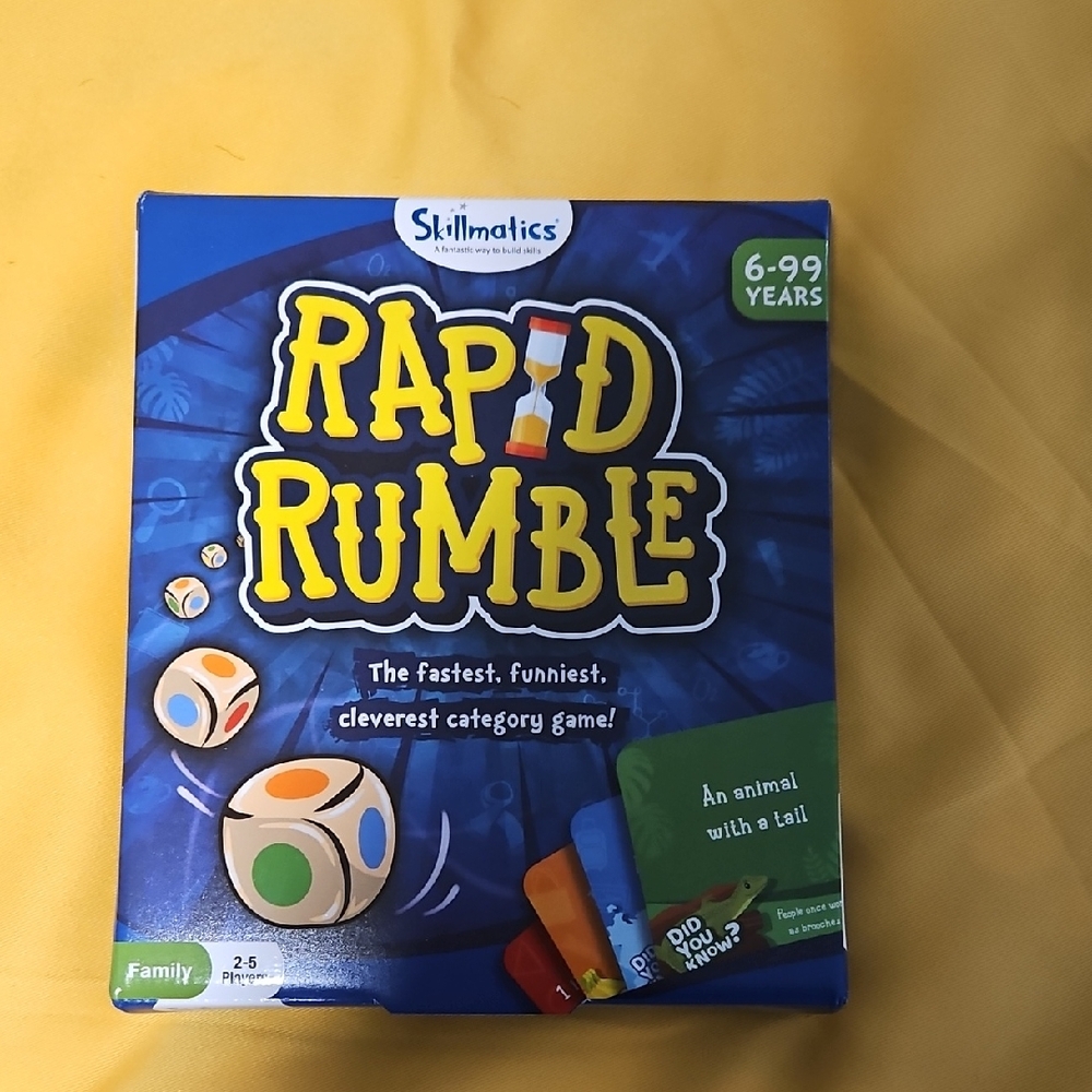 Rapid Rumble Board Game - Blue